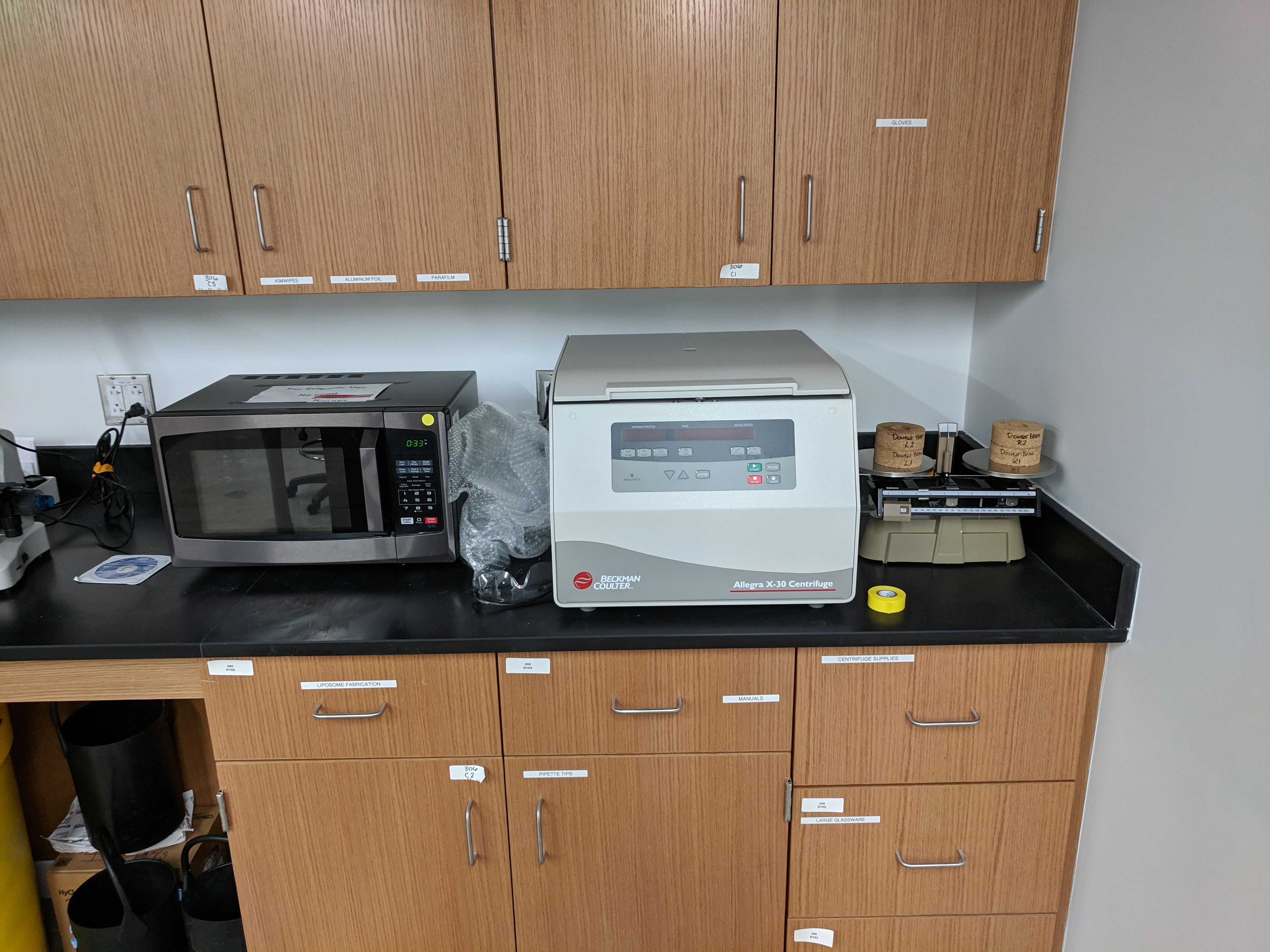 Centrifuge and inspection microscope