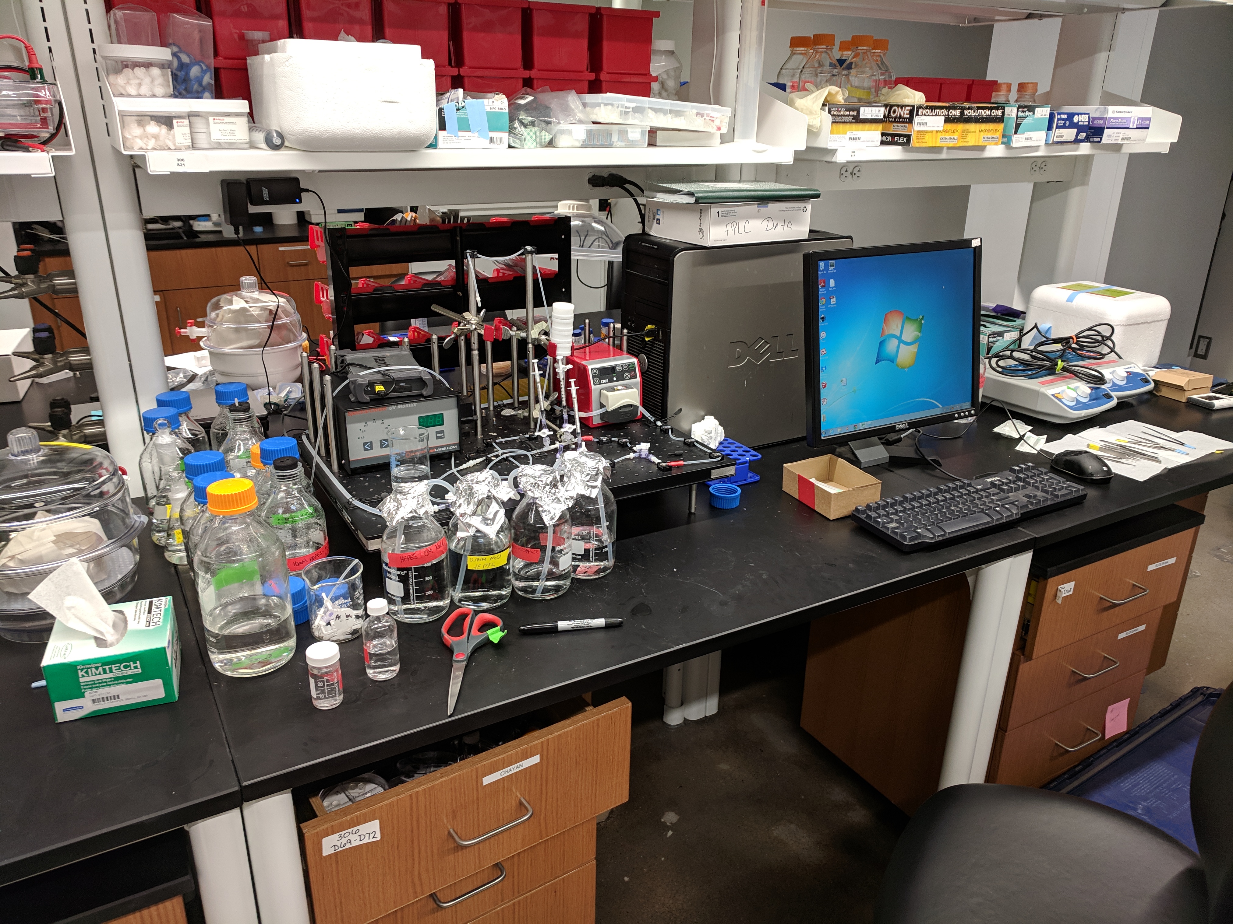 Our home-built FPLC